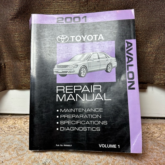 2001 Toyota Avalon Repair Manual Volume I - Picture 3 of 8
